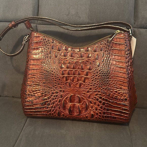 NWT Brahmin Gracie Pecan Shoulder Bag - Picture 5 of 11